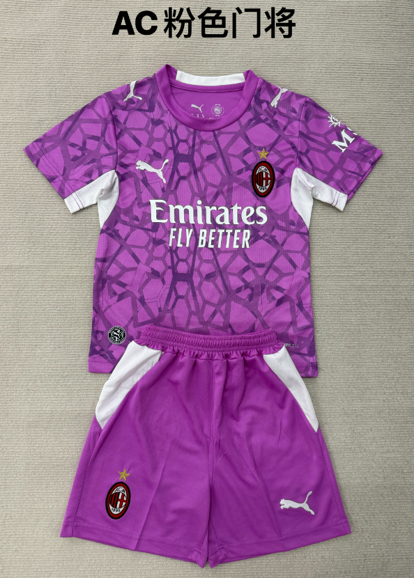 kids Kits 26/27 AC Milan Pink Goalkeeper