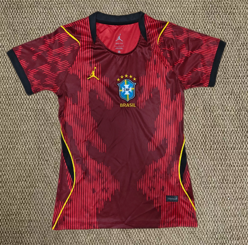 Fans Version 26/27 Brazilian Flying Man goalkeeper's wine red women