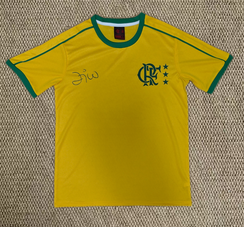 Fans Version 26/27 Flamenco Retro Casual Shirt in Yellow