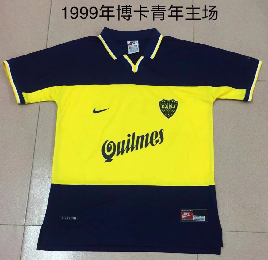 Retro 1999 Boca Junior Home