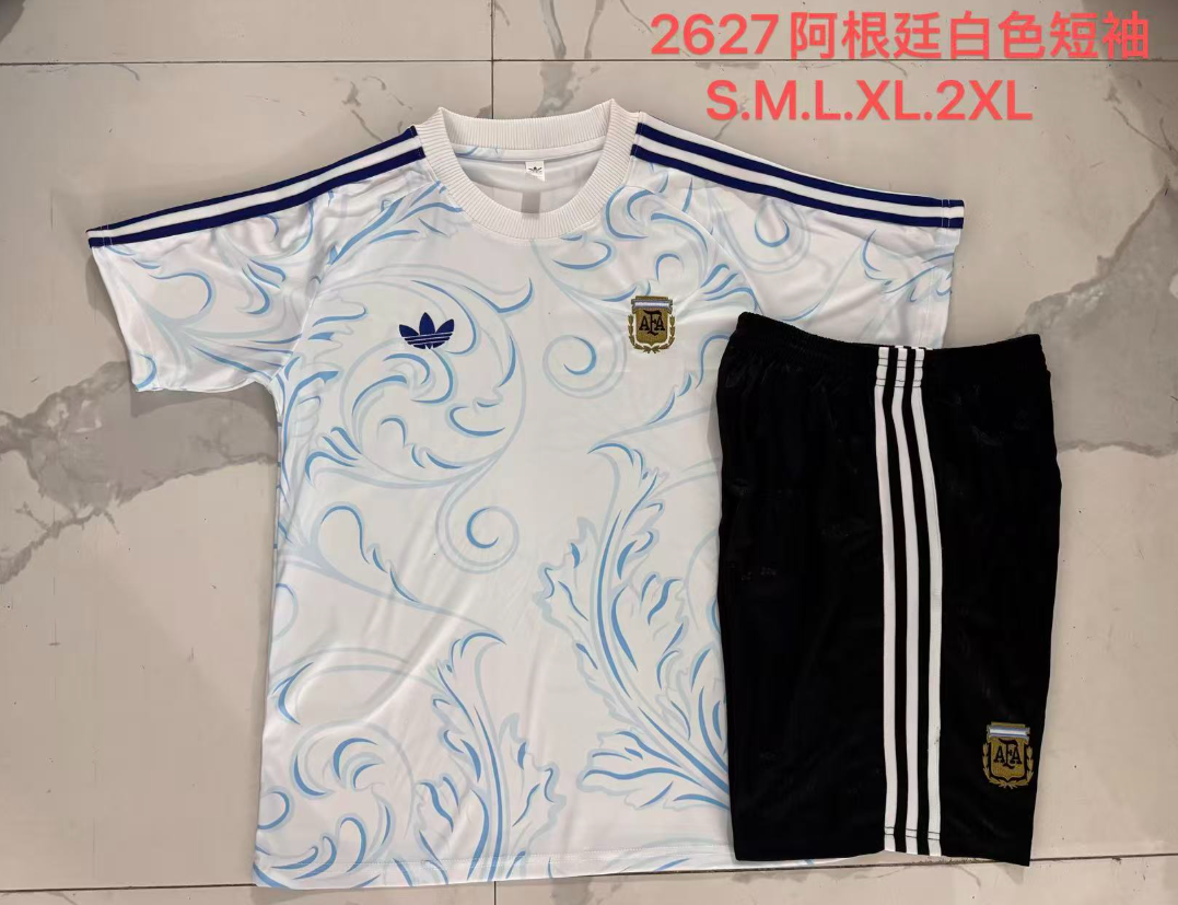 26/27 Adults Argentina white inkjet Training Kits
