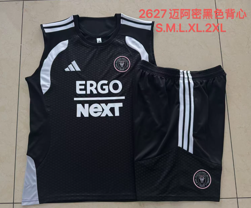 26/27 Vest INTER MIAMI black suit