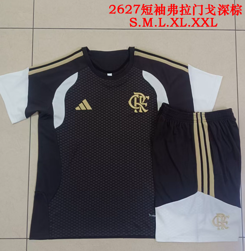 26/27 Adults Flamengo dark brown Training Kits