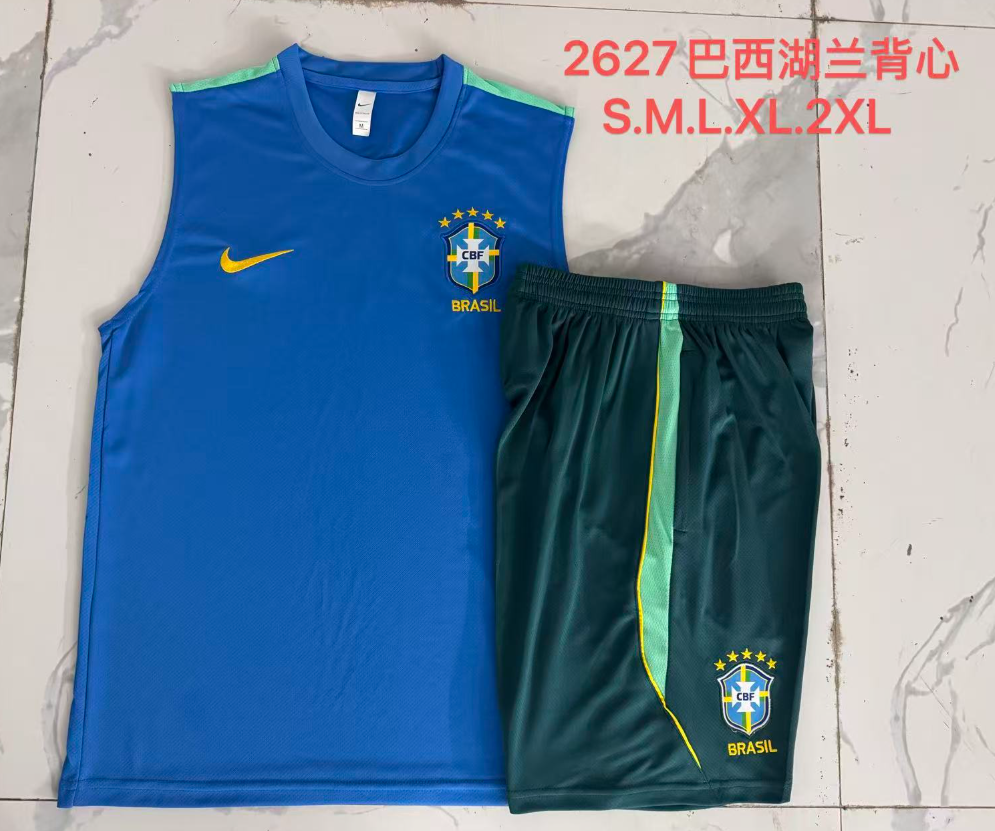 26/27 Vest Brazil Lake Blue suit