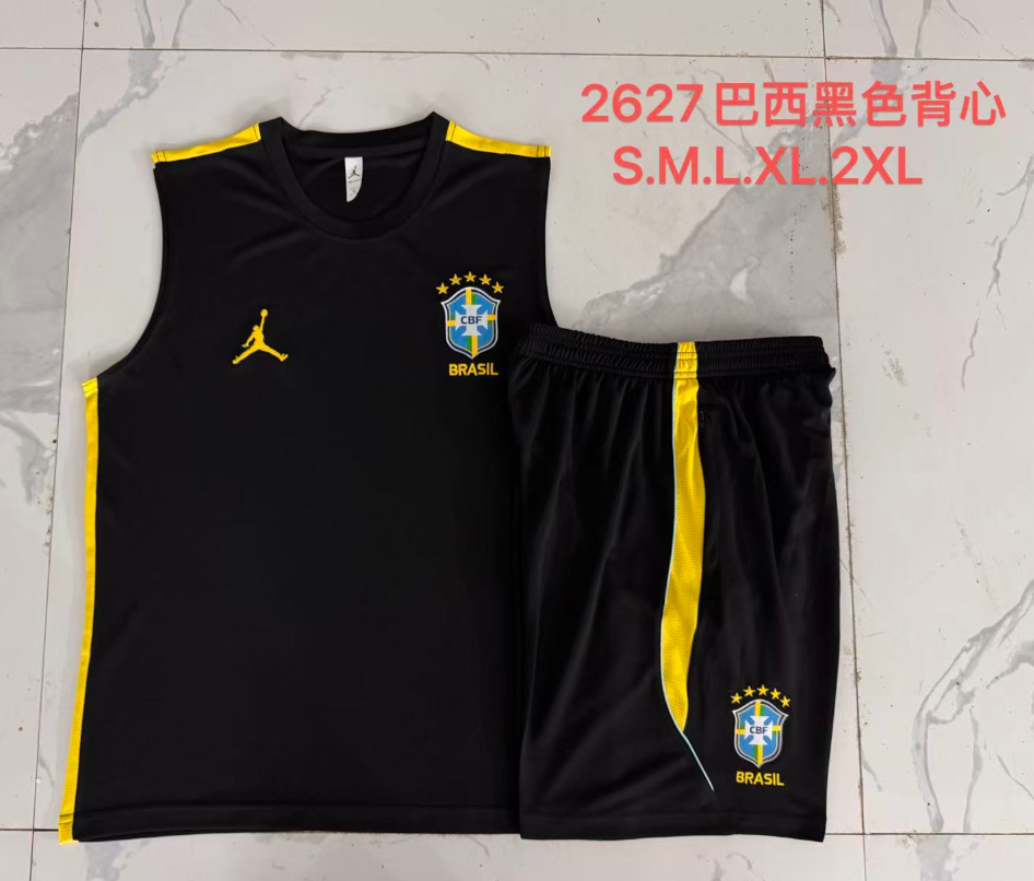26/27 Vest Brazil black suit