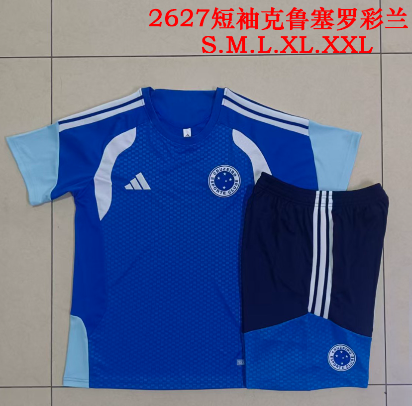 26/27 Adults Cruzeiro variegated blue Training Kits