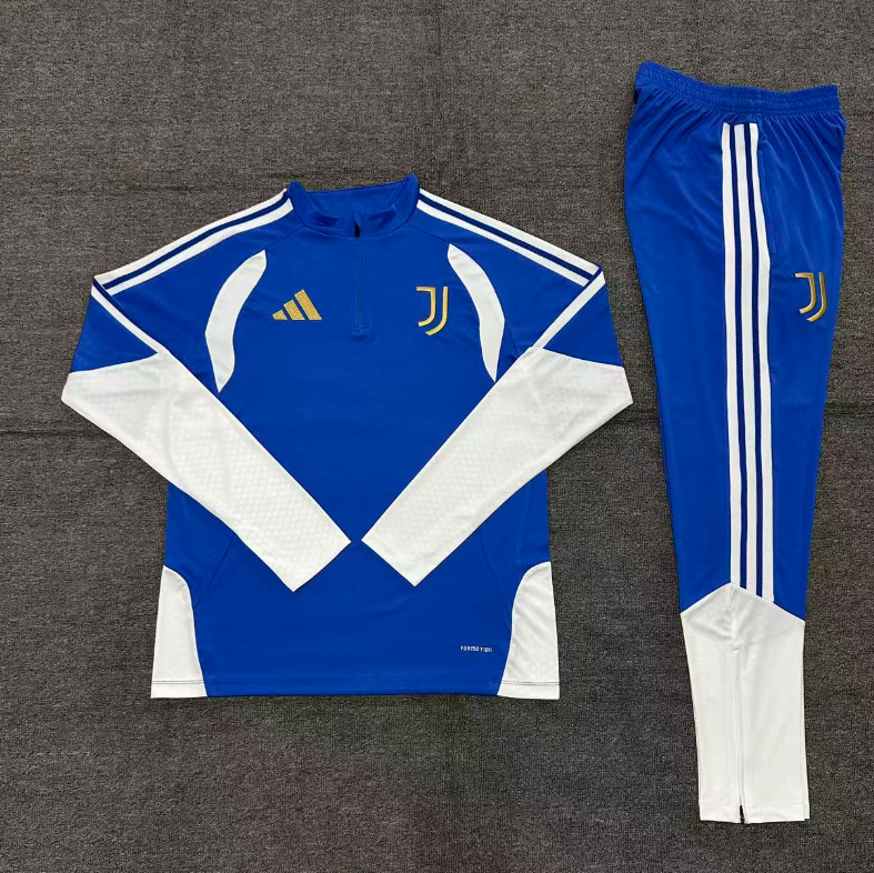 26/27 Kids Half Pull Juventus Color Blue Tracksuit