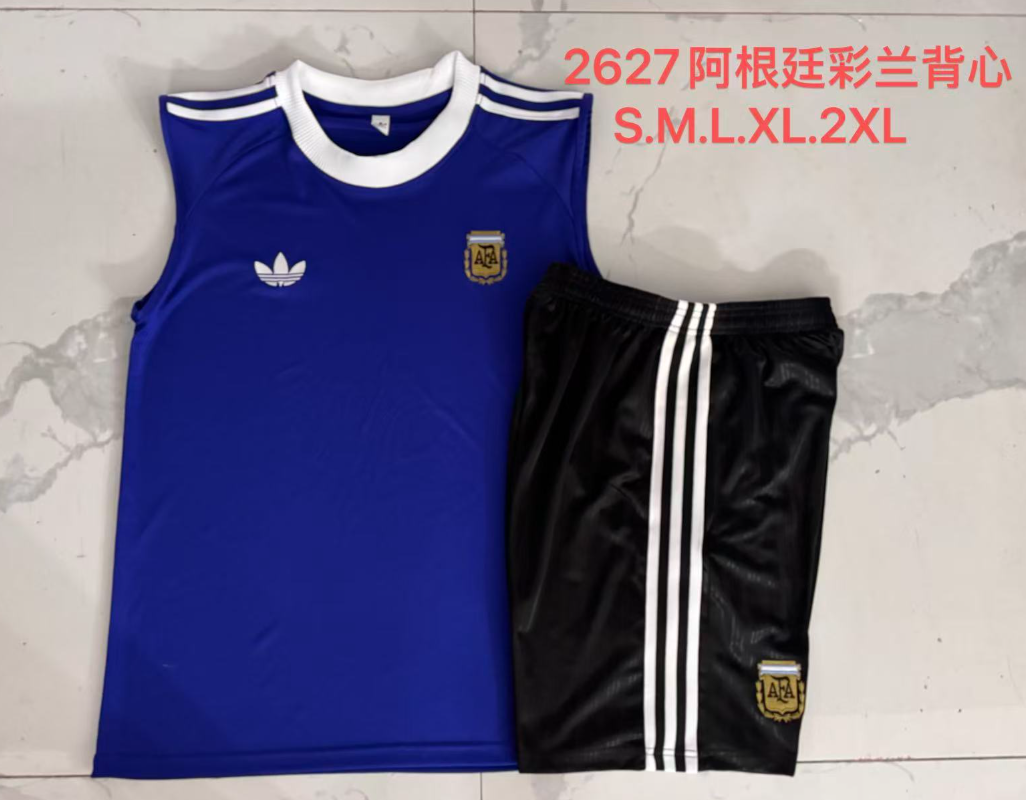 26/27 Vest Argentina Colorful Blue suit
