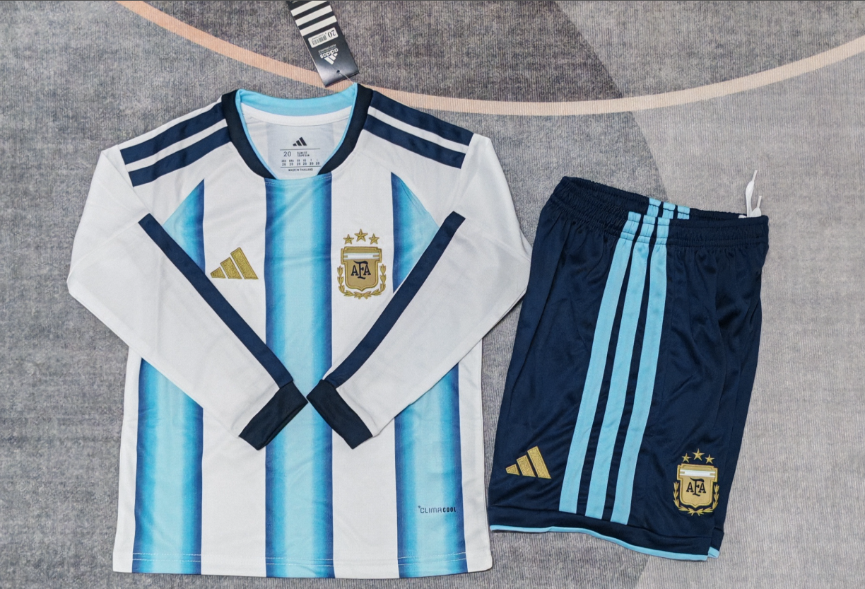 kids Kits 26/27 Argentina home long sleeve