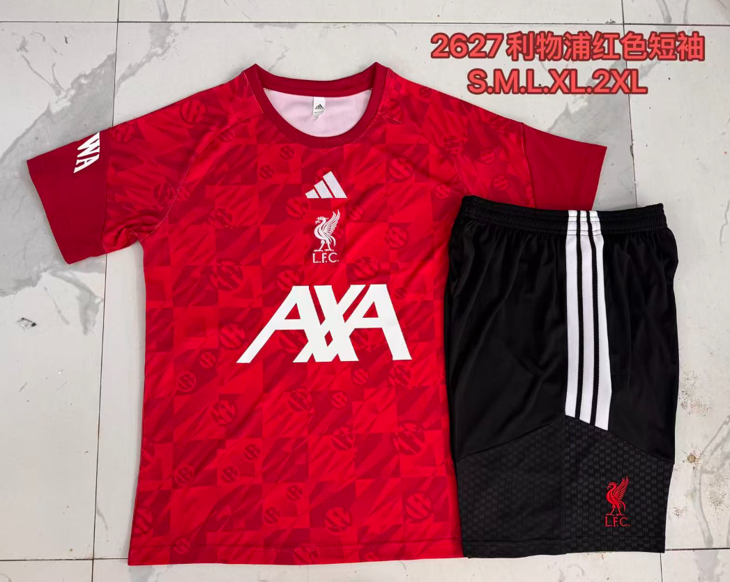 26/27 Adults Liverpool red inkjet Training Kits