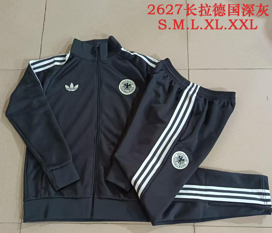 26/27 Long Pull Germany Dark Gray Jackets sets