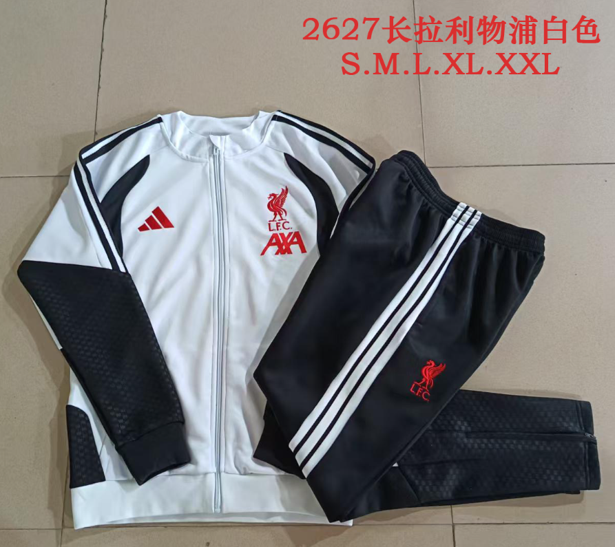 26/27 Long Pull Liverpool white Jackets sets