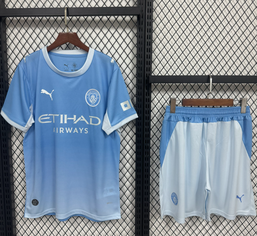 kids Kits 26/27 Manchester City home (Silicone Label)