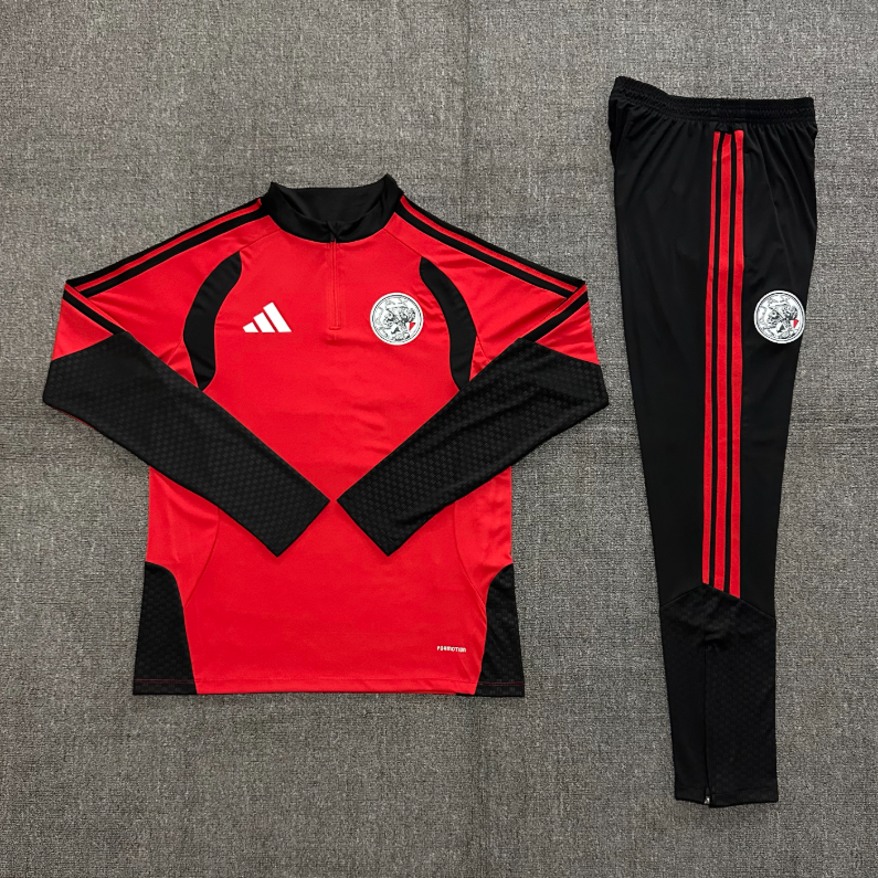 26/27 Kids Half Pull AJAX red Tracksuit